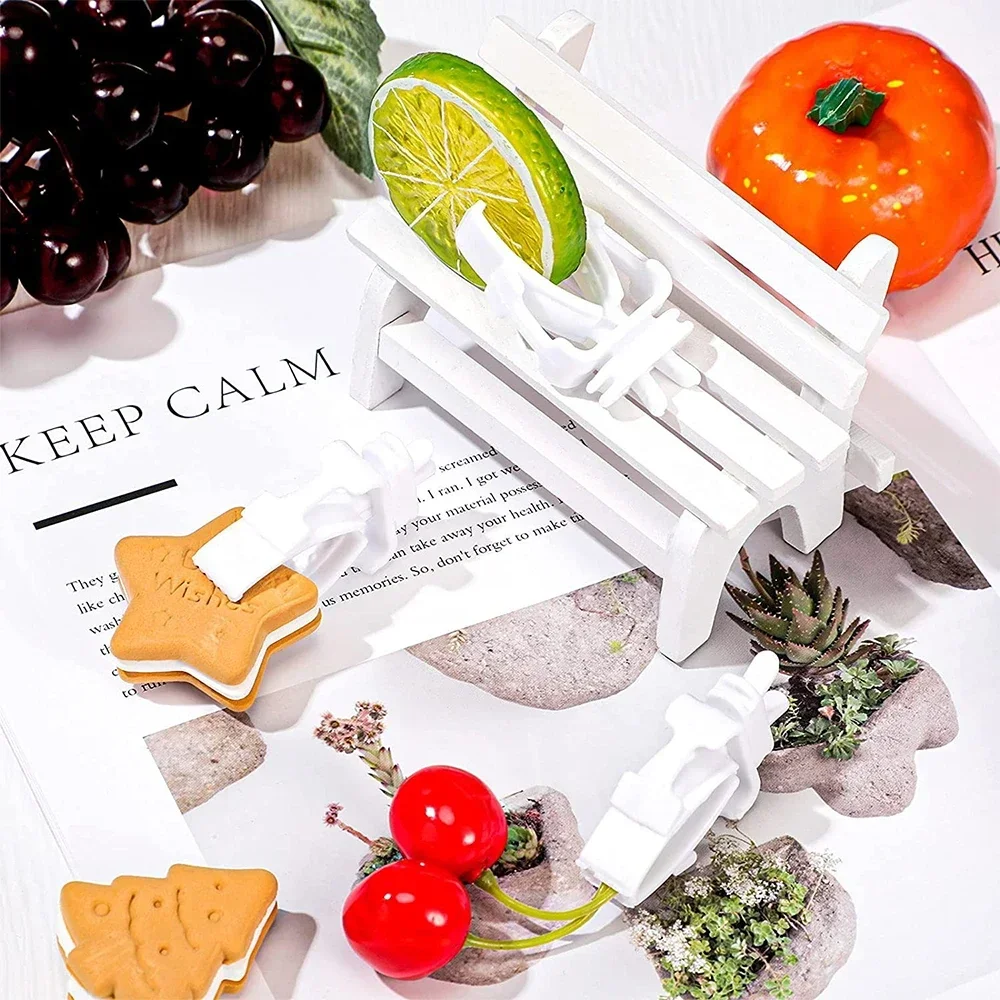 Birds Food Holder Pet Parrot Feeding Fruit Vegtable Clip Cuttlefish Bone Feeder Device Pin Clamp 12pcs Bird Cage Accessories