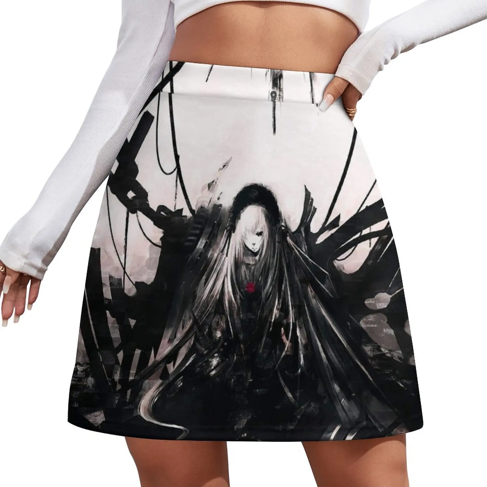 Anime - dark Mini Skirt short skirt Korean clothing