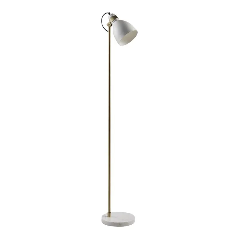 

55.11" Contemporary LED Metal Floor Lamp with Bowl