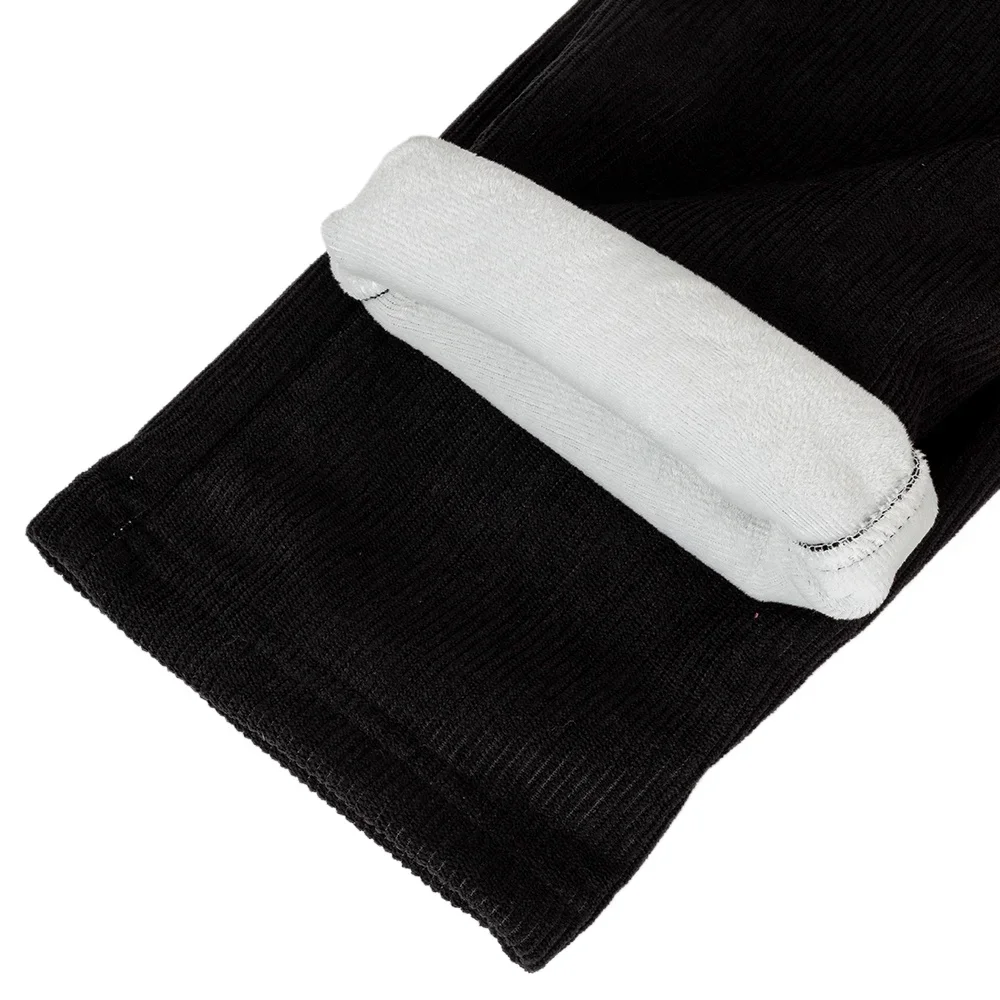 Girls Autumn Winter Warm Pants Trendy Children's Corduroy Casual Straight Trousers Kids Slimming Wide Leg Pants 4-14Years Old