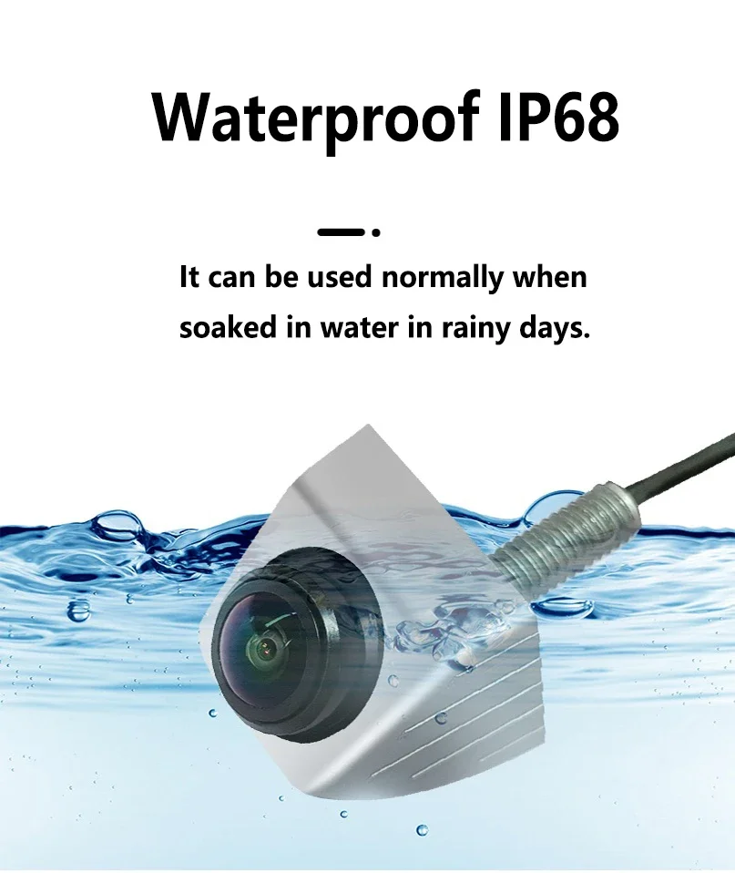 Description Picture 4 of itemCar rearview camera CCD/CVBS 1080P Full HD reversing image camera 170 wide-angle night vision fisheye lens car reversing camera