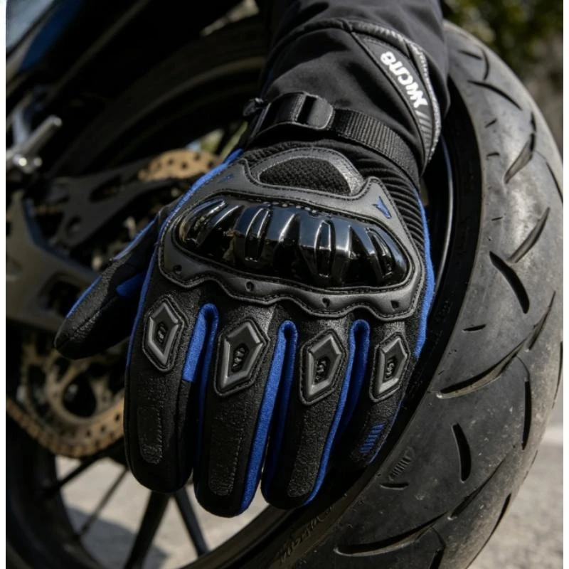 스트리트 오토바이 방수 장갑 새로운 업그레이드 겨울용 따뜻한 터치스크린 보호 라이딩 장갑