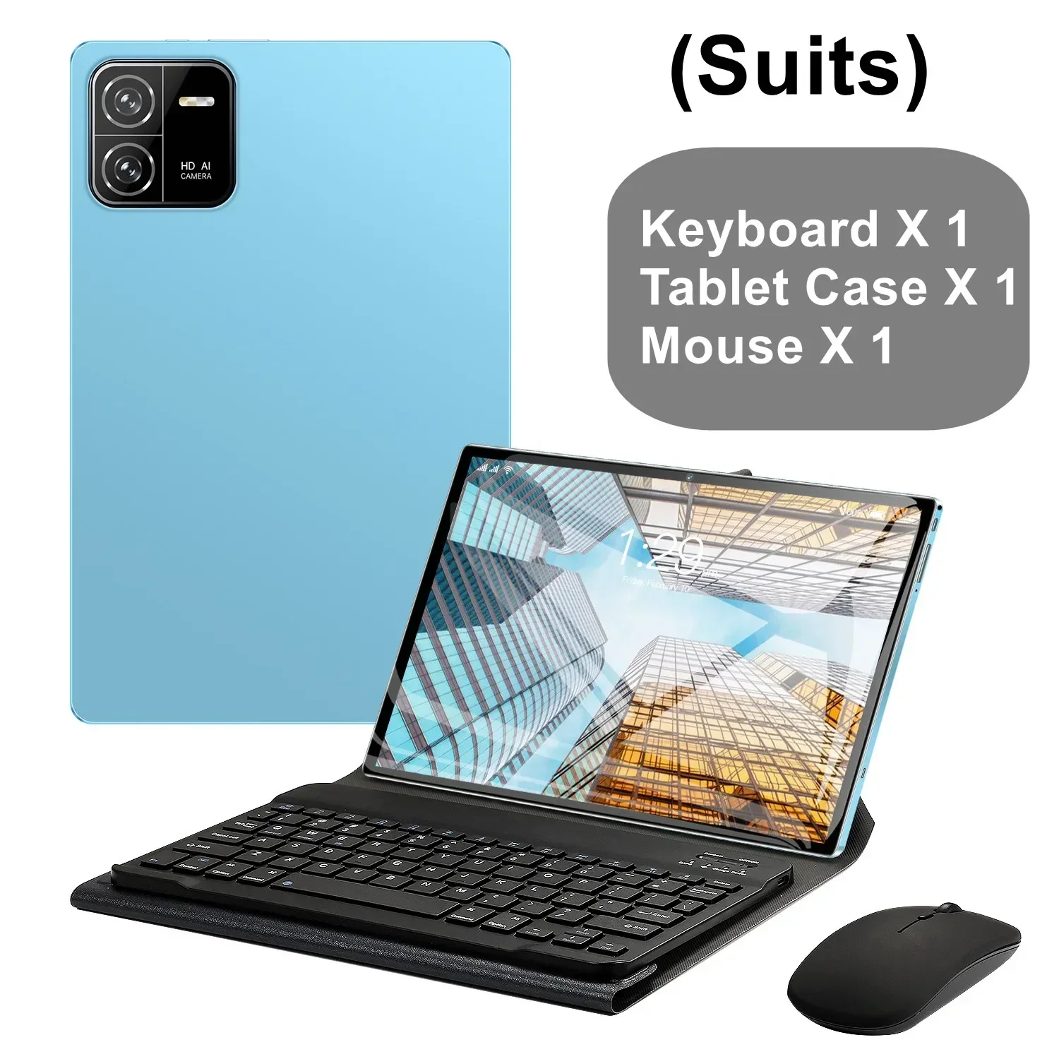 thumbnail image 1 of Tableta Pad 6 PRO versión global 2024 Android 13 16 GB 1T 11 pulgadas 10000 mAh 5G Dual SIM Llamada telefónica GPS Bluetooth WiFi WPS Tablet, 1 of 5
