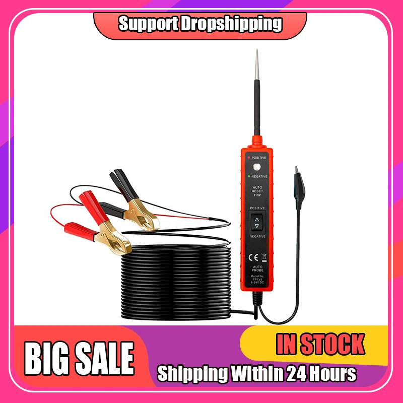 Car Multifunctional Test Pen Automotive 6 24v Auto Probe 12v Power Circuit Electrical Tester