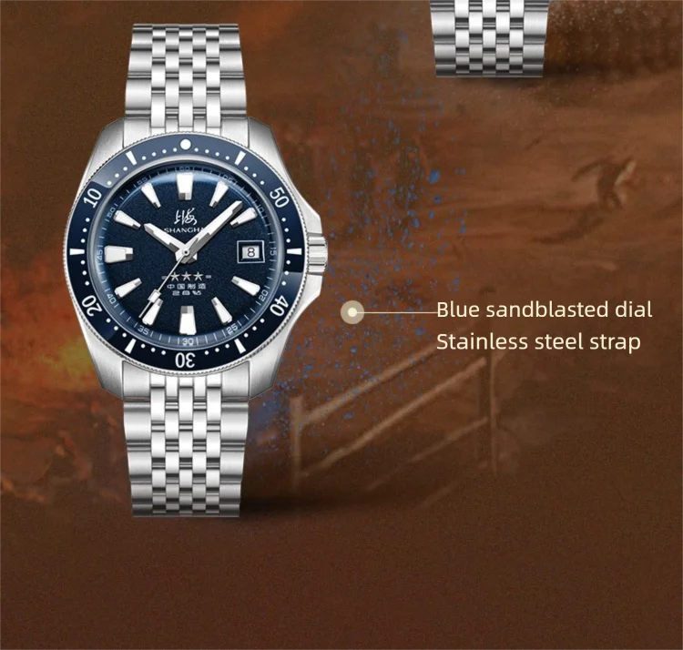 Shanghai Herrenuhren, allgemeine Serie, automatische mechanische Herrenuhren, Sport-Taucheruhren, 300 Meter wasserdichte Uhr 2025 – Detail 14
