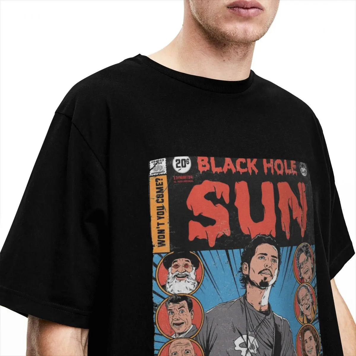 【KOOLOSET】Soundgarden Black Washing Tee KOOLOSET (クロゼット) - サウンドガーデンブラックウォッシング