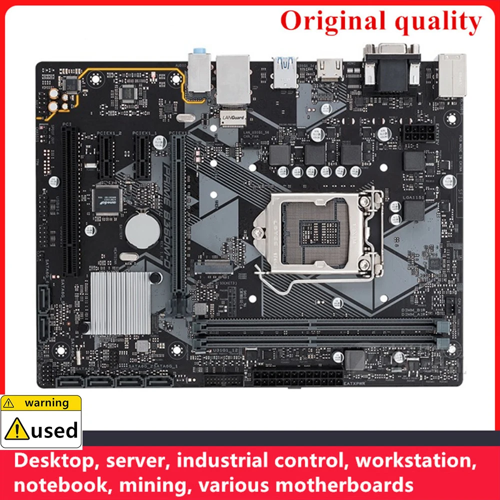 

Used For PRIME B360M-D Motherboards LGA 1151 DDR4 32GB M-ATX For Intel B360 Desktop Mainboard SATA III USB3.0