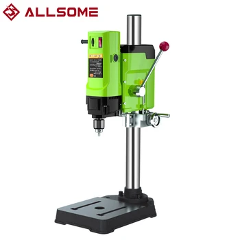 Mini Bench Drill Bench Drilling Machine Variable Speed Drilling Chuck 1-16mm For DIY Wood Metal Electric Tools 1