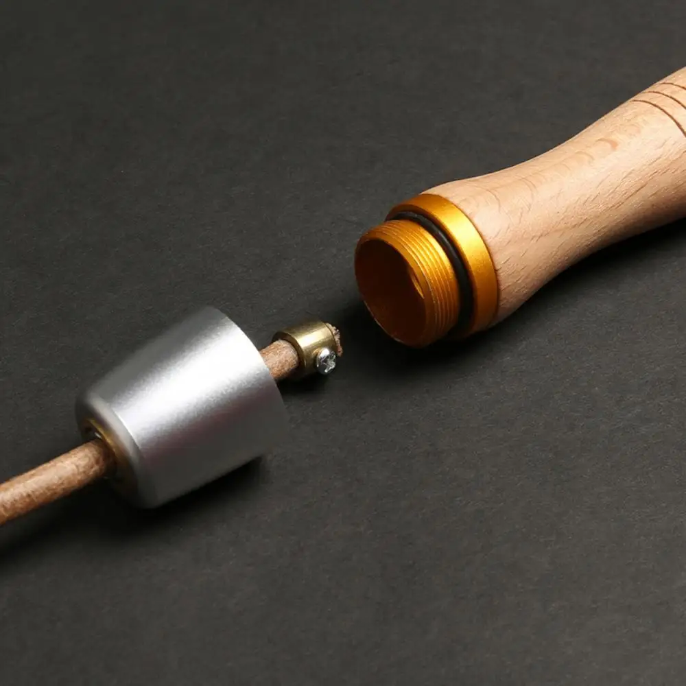 Adjustable Jump Rope Universal Metal Bearing Wooden Handle Adult Faux Leather Jump jump rope