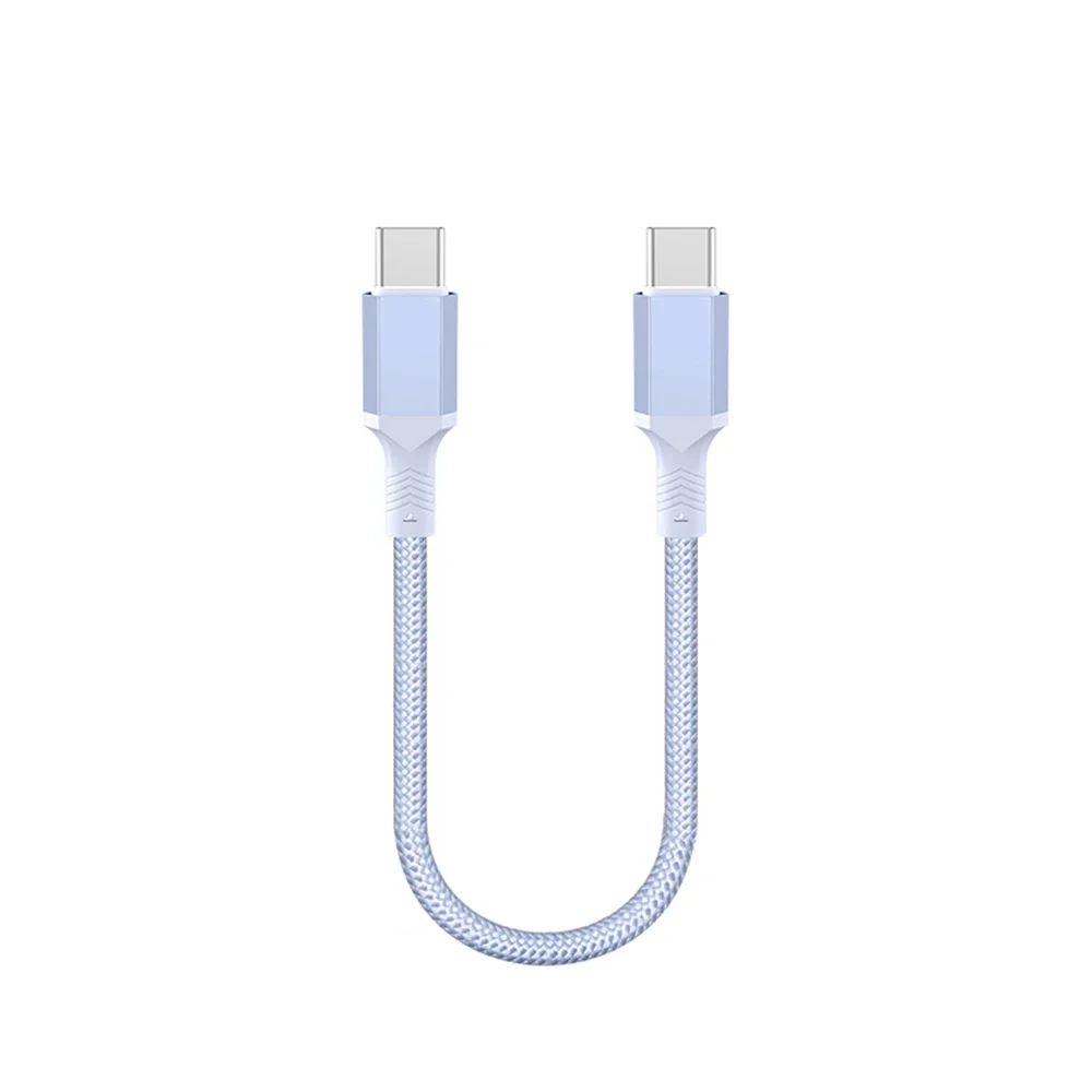 thumbnail image 1 of Cable USB C corto de 0,2 m a 1 m, 6 A, USB C a tipo C, cable de carga rápida, cable de datos para banco de energía, para iPhone 15, 16, Samsung, Huawei y Xiaomi, 1 of 5