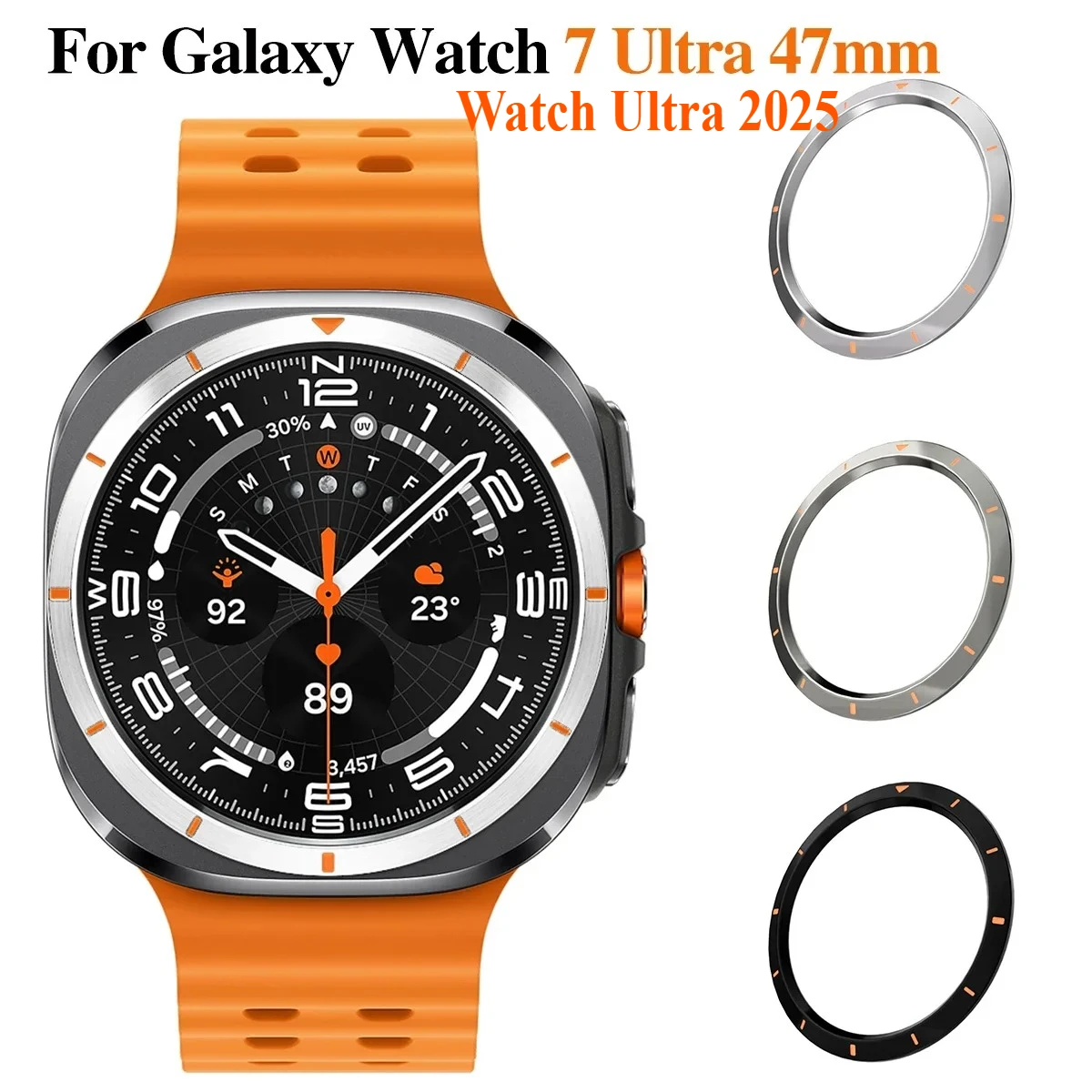 Premium Bezel Ring Case for Smartwatch - Durable Protector Frame Accessory