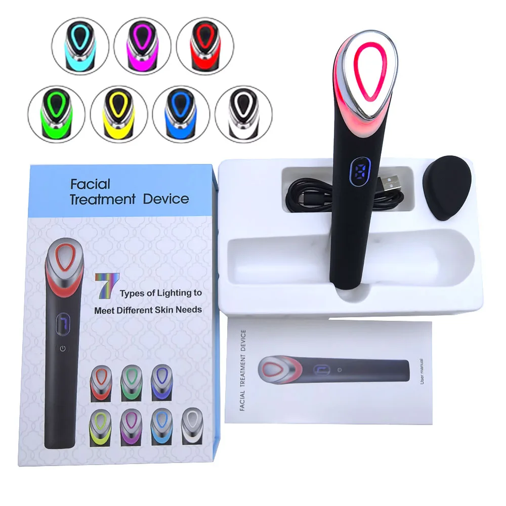NEW Booster Pro Led Facial Light Therapy 7 Colors Eye Beauty Wand Red Light Eye Massager for Skincare & Blue Rejuvenation Tool Sb8097bc1d98043f9ac8788a1054f15b6T