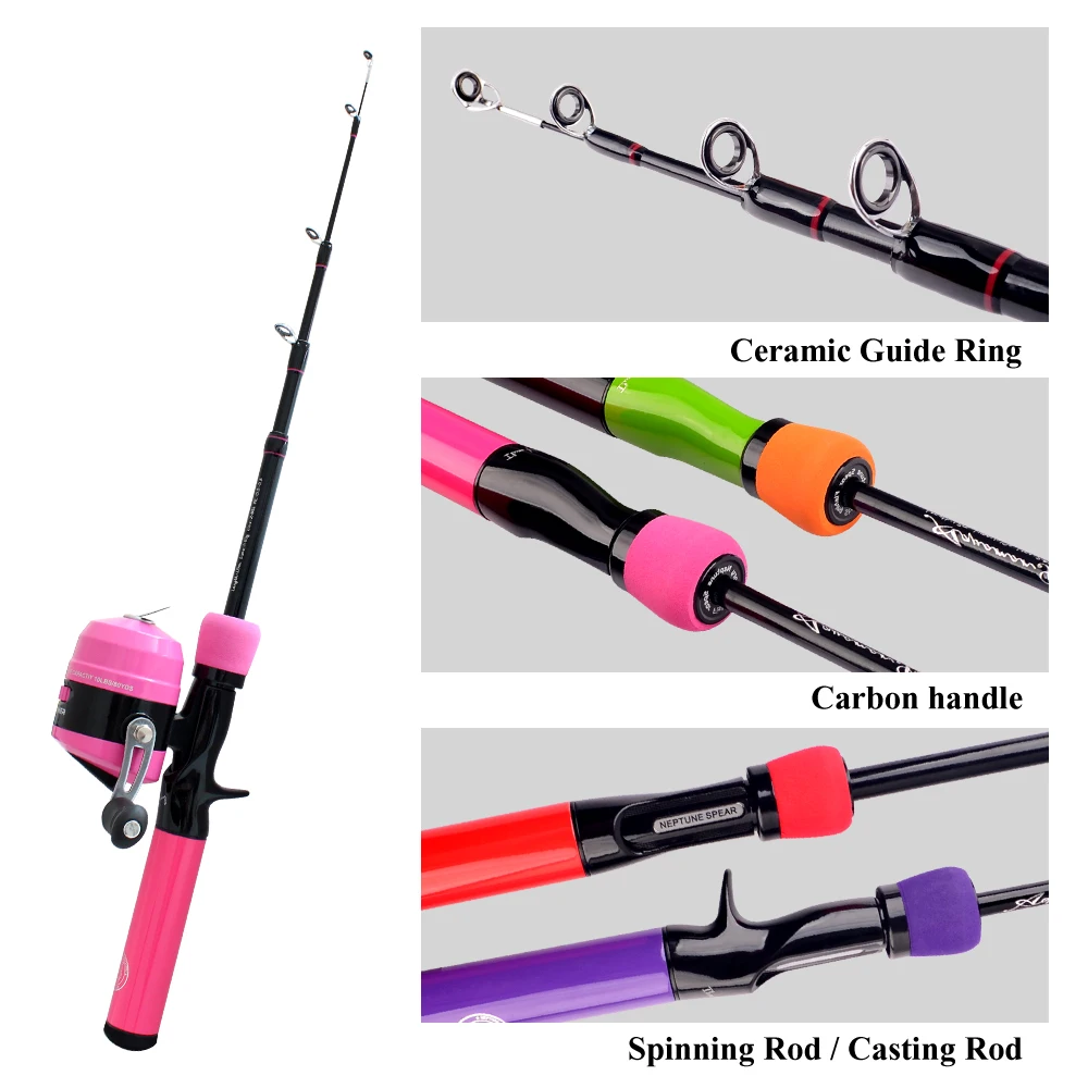 1.2 メートル 1.5 メートルスピニングロッドカーボンファイバー超軽量