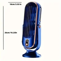 Ventilateur portable de bureau rechargeable par USB, pour voiture et maison, avec moteur sans balais, petit ventilateur oscillant 5