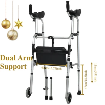 Aluminum Walker with Seat 1