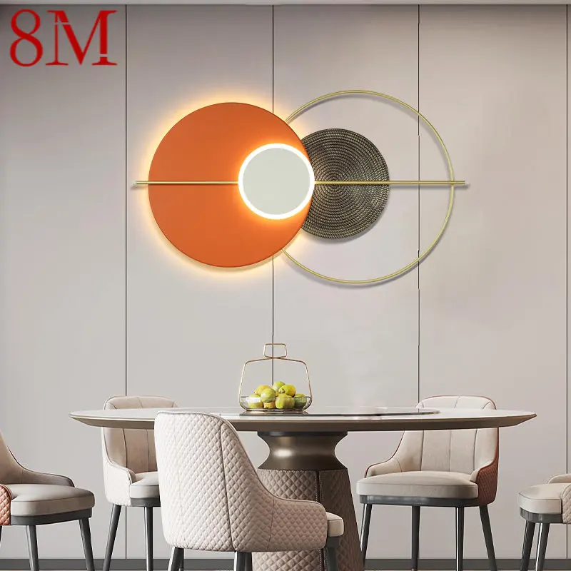 

8M Contemporary Wall Picture Lamp LED Creative Indoor Background Decor Sconce Light for Home Living Room Bedroom
