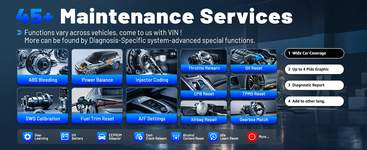 XTOOL D9 MAX ECU-Programmiergerät mit J2534 Bidirektionalem Vollsystem-Diagnosewerkzeug 45+ Reset-Dienste Upgrade des D9SPRO – Detail 5