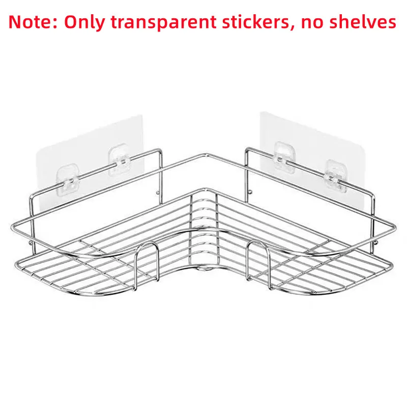 ติดผนังตะขอกาวภายใต้ชั้นวางแร็ค Hanger Holder Clamp Organizer ห้องน้ำชั้นวางห้องน้ำองค์กร 1