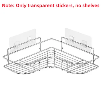 ติดผนังตะขอกาวภายใต้ชั้นวางแร็ค Hanger Holder Clamp Organizer ห้องน้ำชั้นวางห้องน้ำองค์กร 1