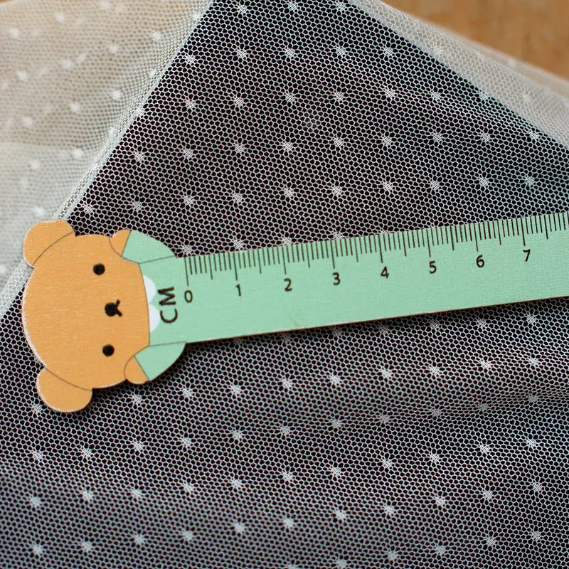 1.6m 와이드 멀티 컬러 폴카 도트 메쉬 패브릭 의류 레이스 패브릭 diy 수제 천 홈 섬유 커튼 장식