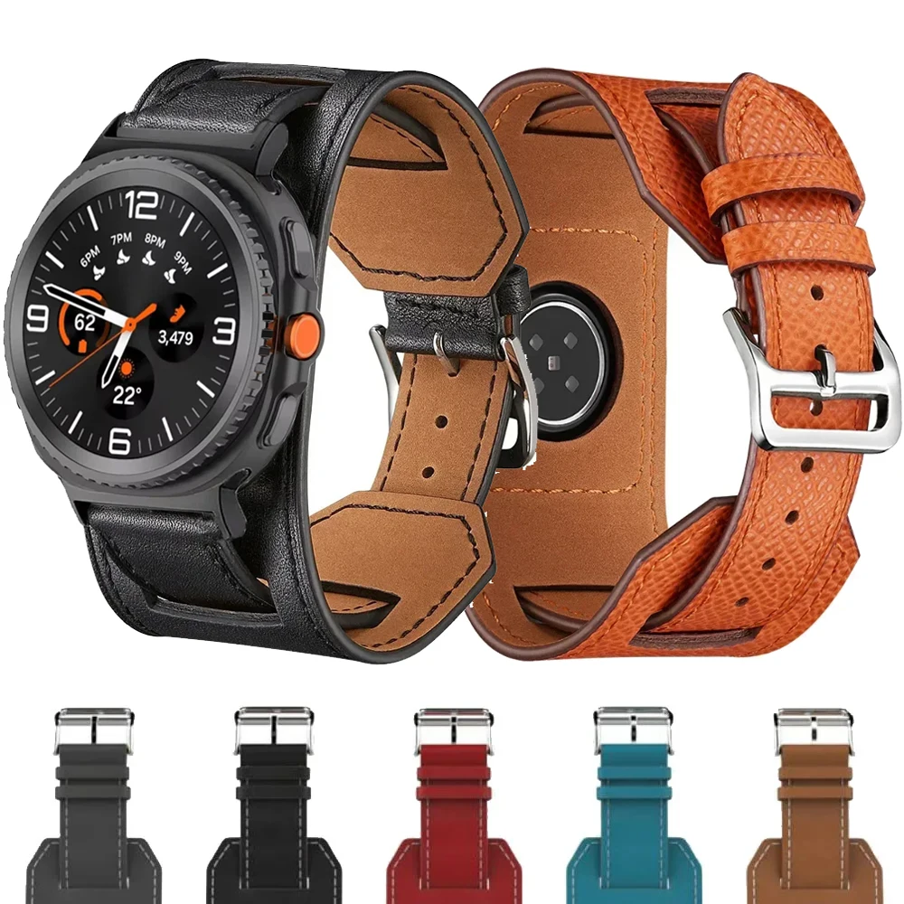 Premium Leather Band - Comfortable Bracelet for Smartwatches