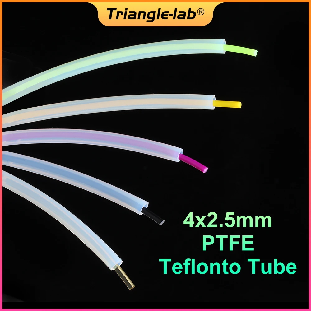 Trianglelab PTFE 플러스 전용 리버스 보우덴 테플론토 튜브, ID2.5 mm OD4 mm, 1.75mm, ERCF Mmu