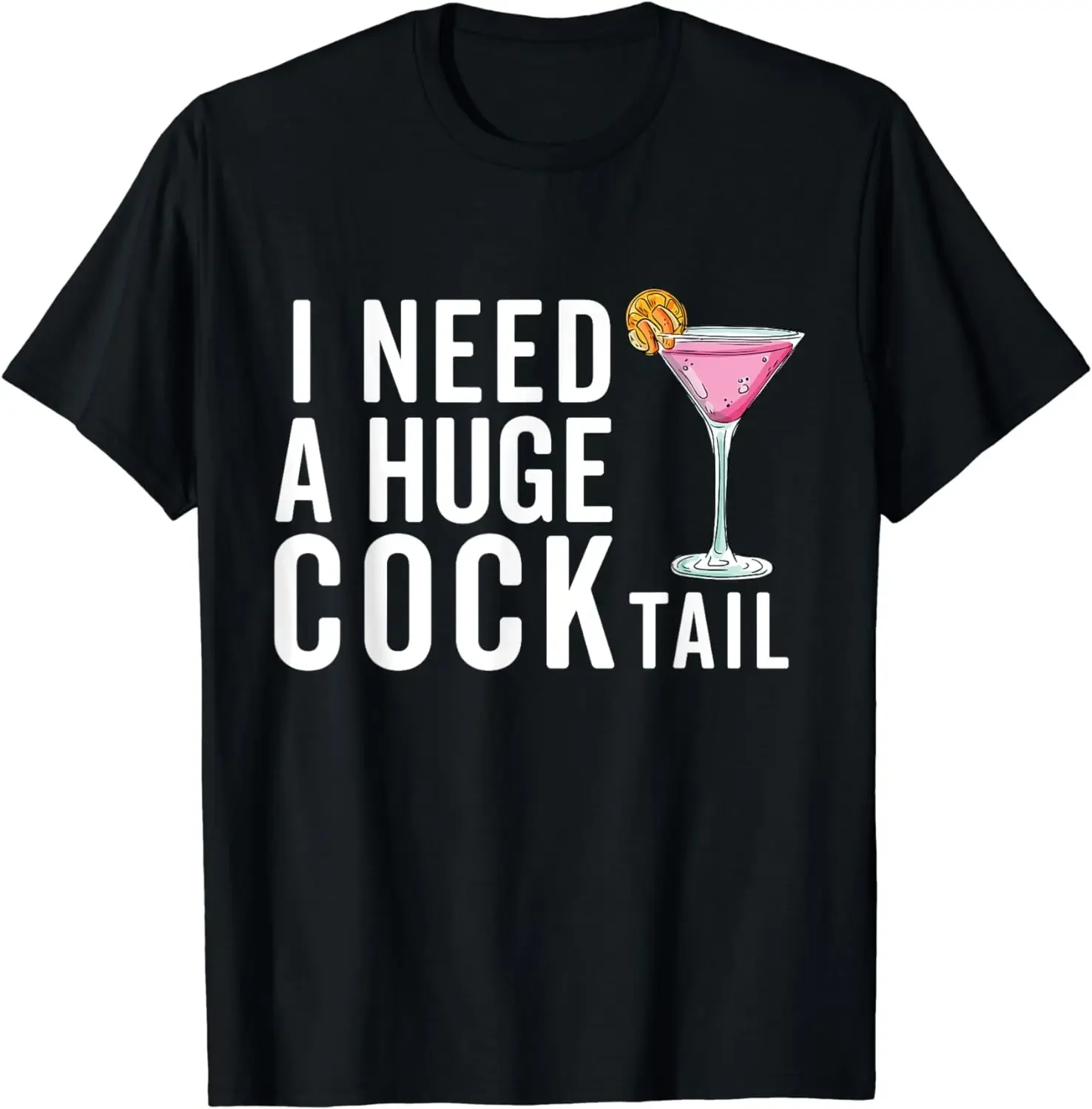 Glam-Ma Needs a Cocktail Funny Drinking Grandma Tee