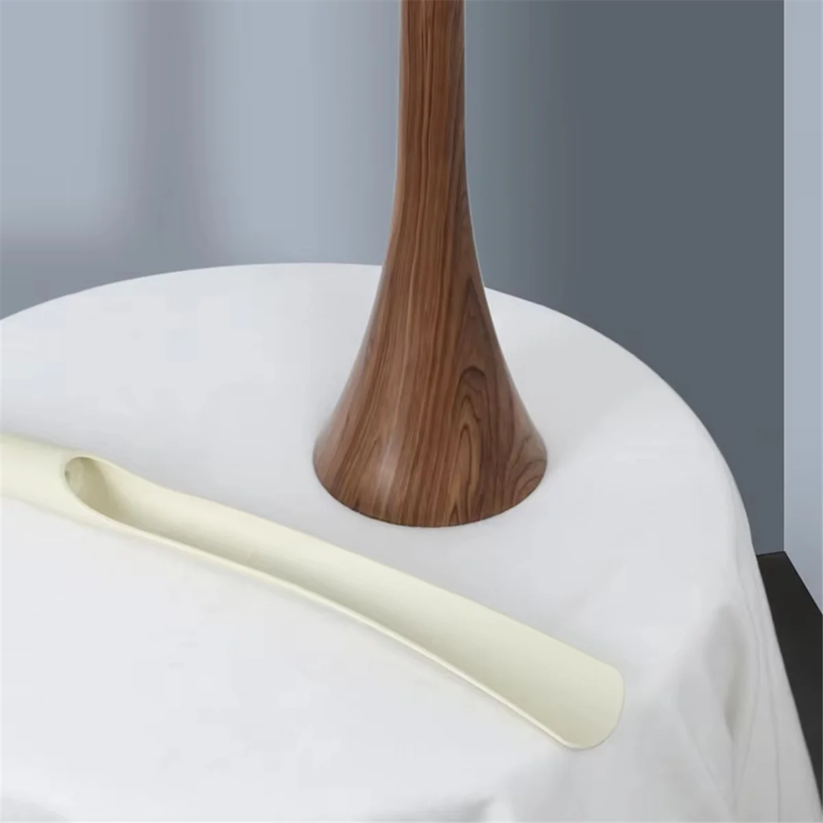 FLYY-Extra langer Schuhanzieher mit Holzmaserung, ergonomischer Griff für ältere und schwangere Frauen, selbsttragender Schuhlöffel – Detail 8