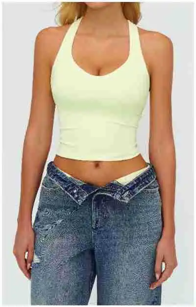 Débardeur Sport Femme avec Soutien-Gorge Intégré