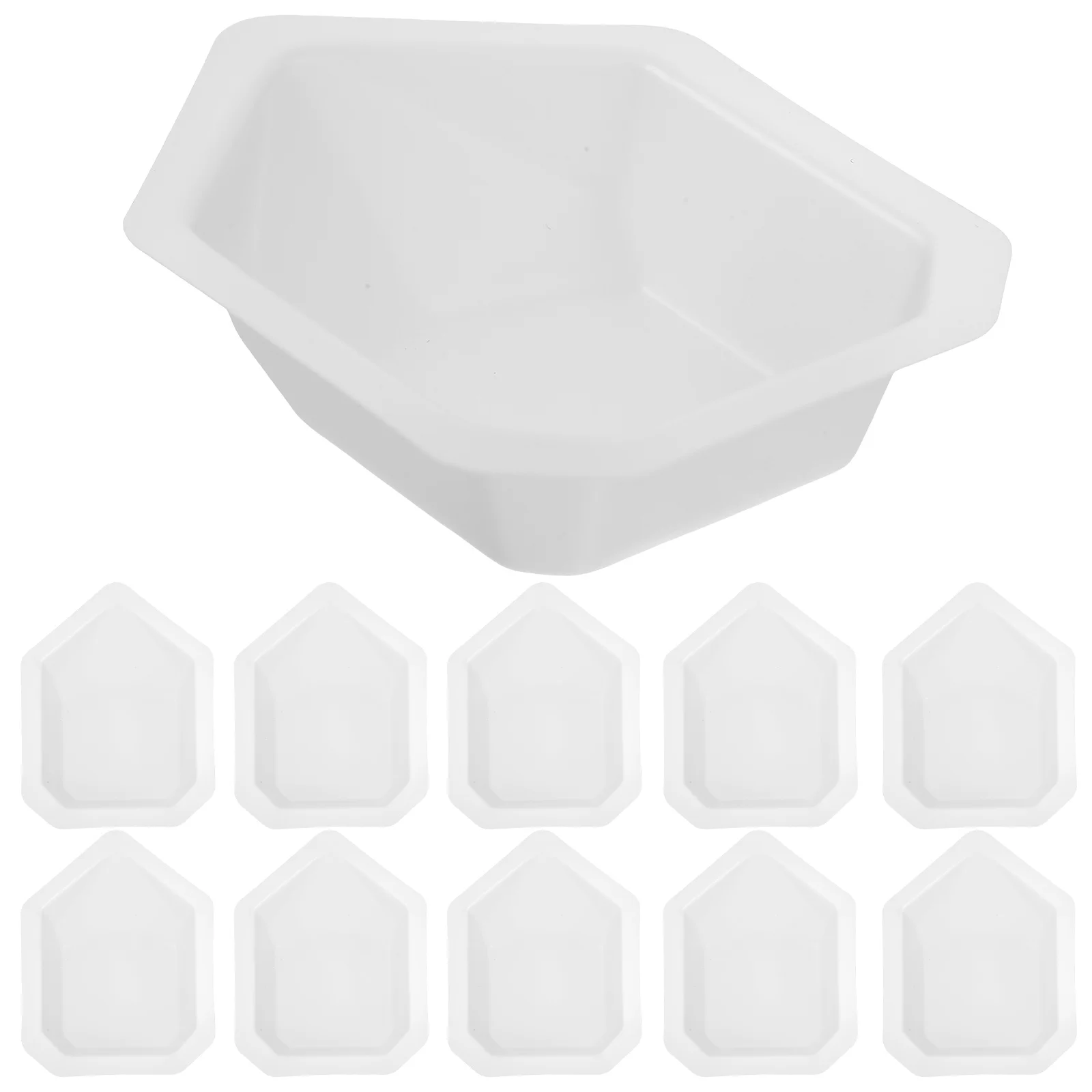 

20pcs Weighing Boat For Powder Laboratory Weighing Plate Reusable Weighing Tray Dish