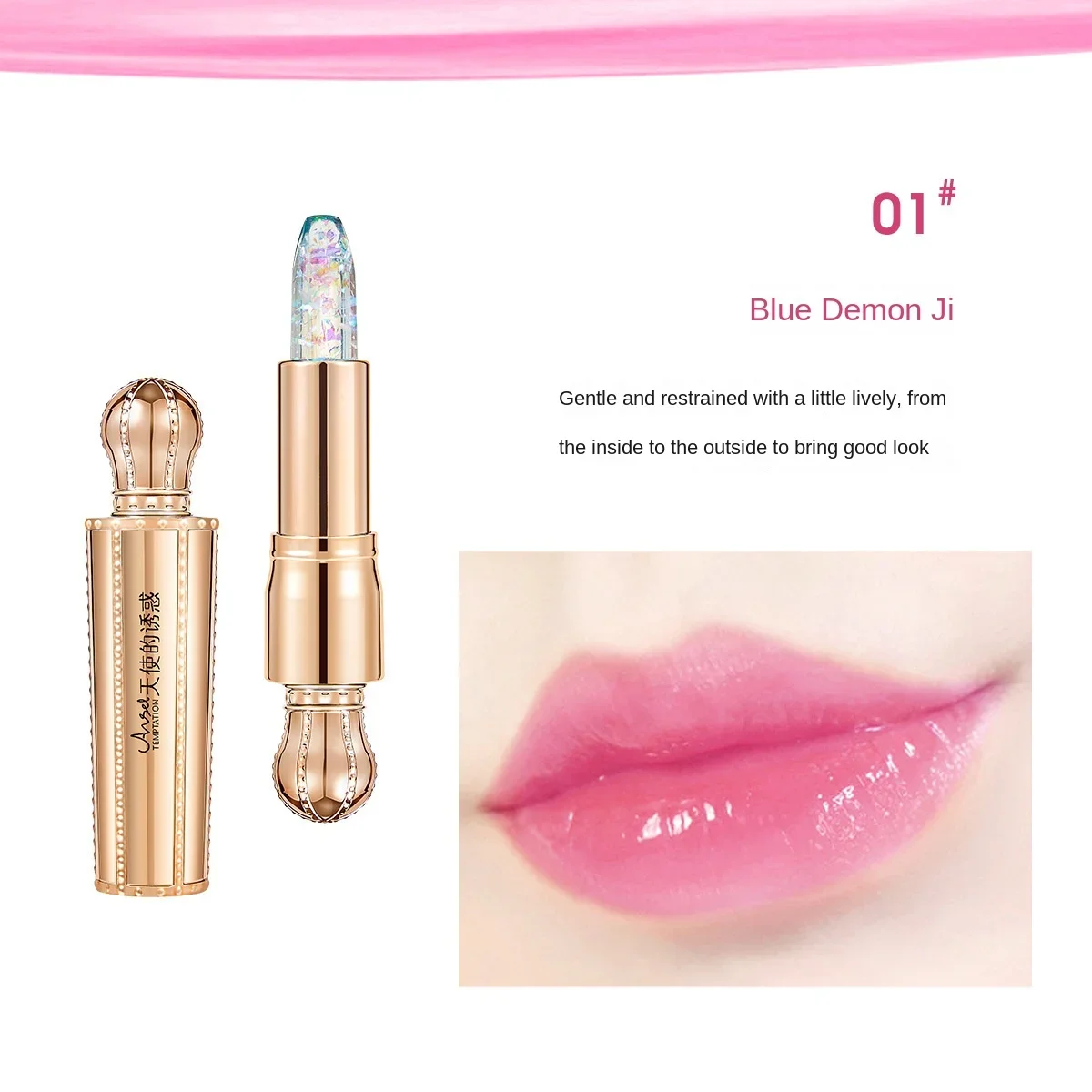 thumbnail image 1 of 3 Colors Magical Lipstick That Changes Color with Temperature and Keeps Lips Hydrated and Luscious Lip Beauty Makeup, 1 of 5