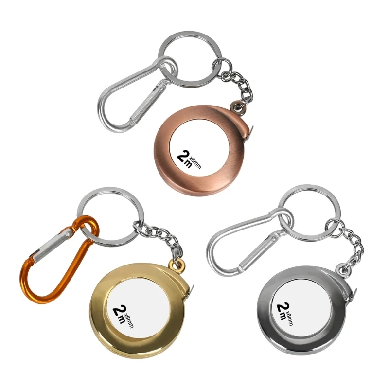 

Portable Keyring Pull Ruler Measuring Tape Measure School Reward for Home Men M68E
