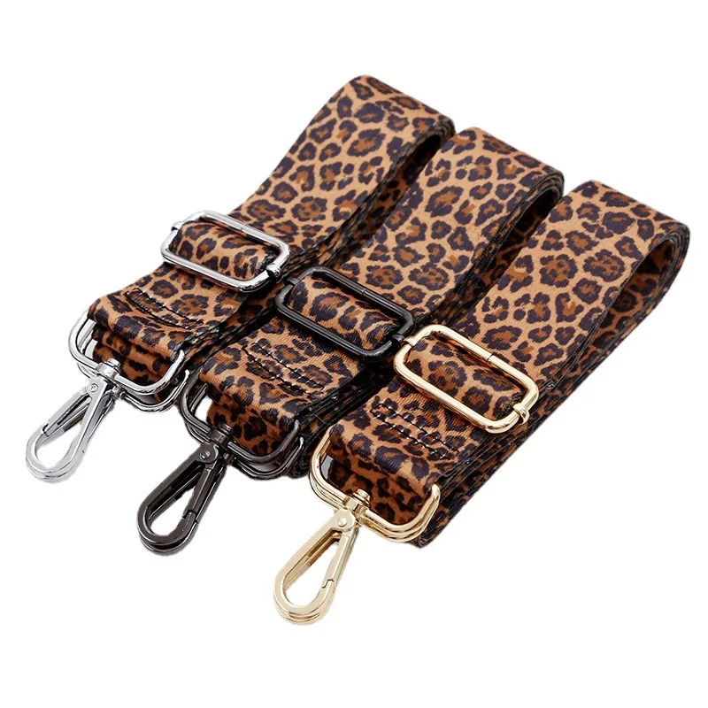 Leopard Long Shoulder Bag Strap Adjustable Belt Crossbody Strap for Bag Women's Bag Accessories