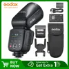New Godox V100 Round Head Camera Flash Wireless Transmission Speedlite Flash for Canon Nikon Sony Fuji Olympus 1