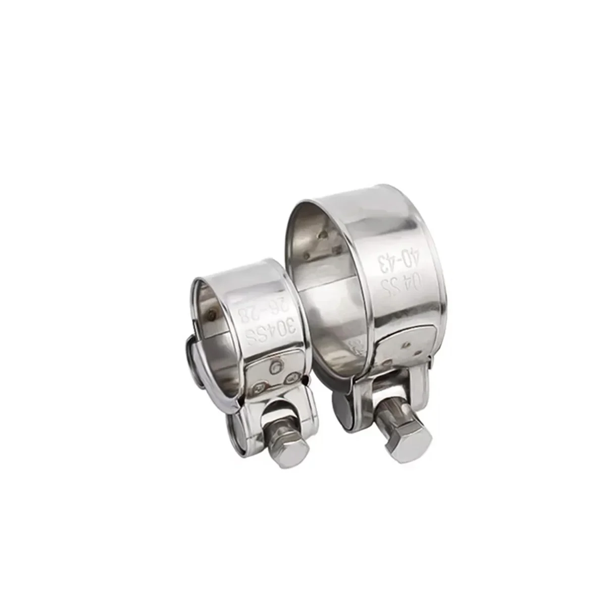 

304 Stainless Steel Strong Clamps, European Style Clamps, Pipe Clamps