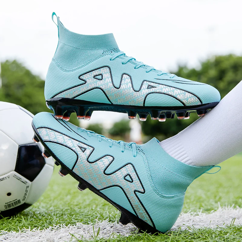 Football Shoes Men's Soccer Shoes Children's Football Boots TF/FG Outdoor Grass Proffesional Anti-Slip Soccer Shoes Sneakers