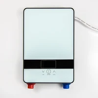 Chauffe-eau électrique instantané 6500W 220V, Thermostat, débit, salle de bains, cuisine instantanée, douche chaude 3