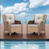 Patio Furniture Chairs Outdoor Chair High Back and Deep Seating for Deck Porch Balcony Backyard, Garden Sofas 1