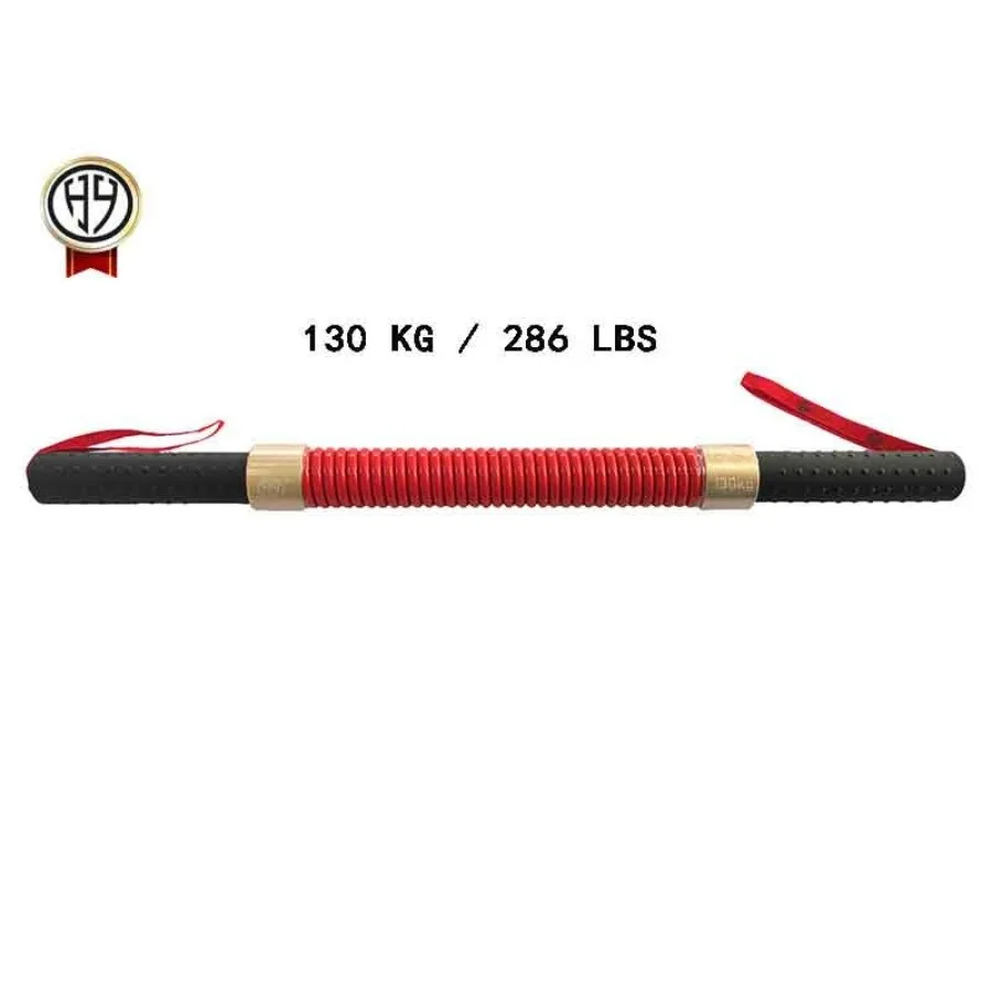 Red Power Twister Bar Arm Shoulder Upper Body Chest Builder Strengthener Spring Exercise Bicep Blaster 60kg-132lbs