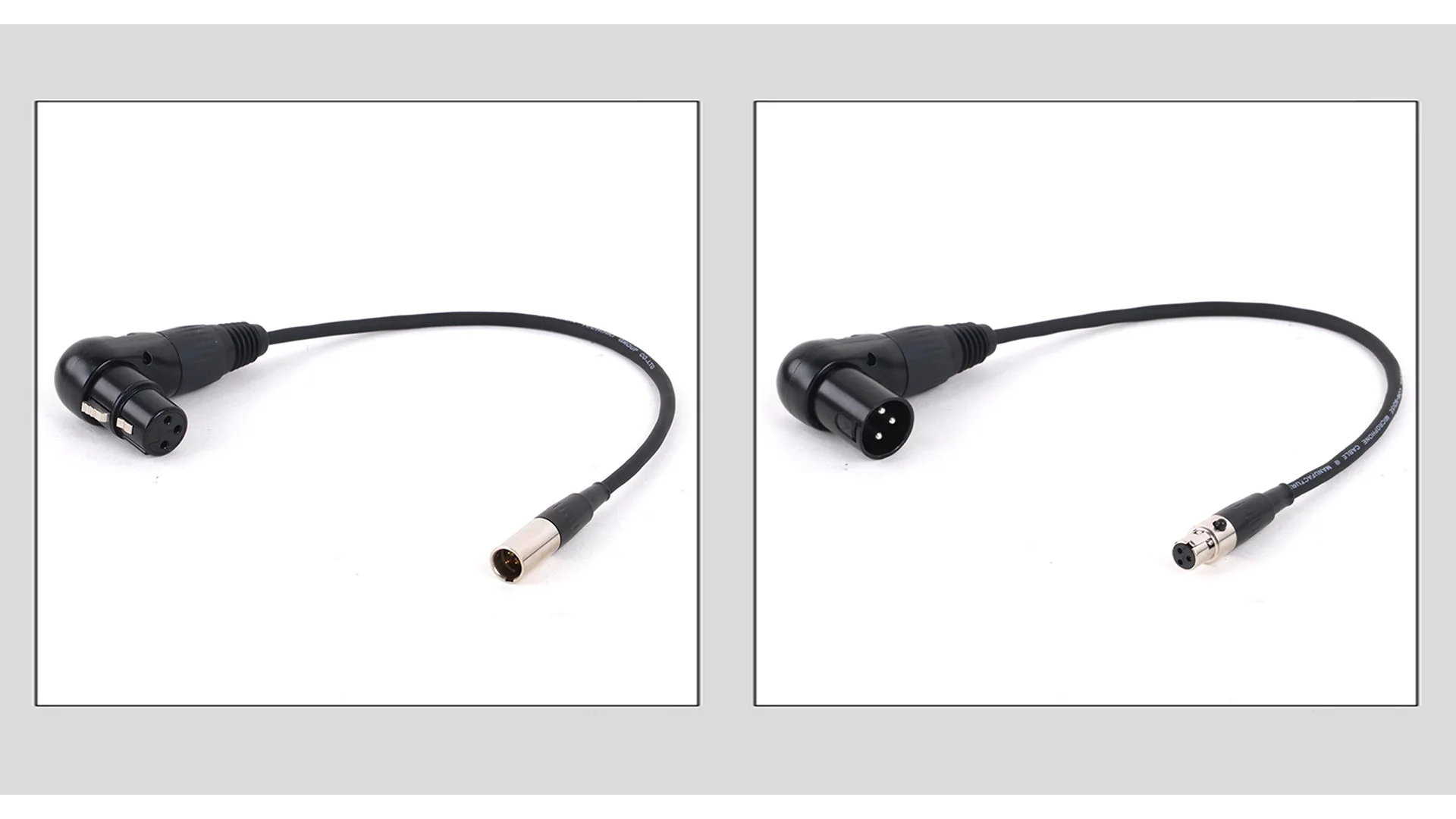 1pc 90 grad xlr weiblich/männlich zu mini xlr männlich/weiblich adapter kabel mini xlr zu xlr mikrofon audio konverter kabel für kamera – Detail 4