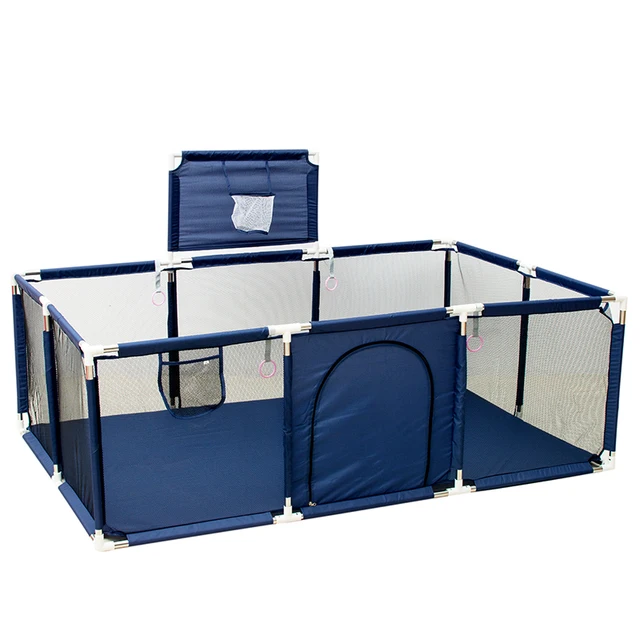 Blue No Soccer Door