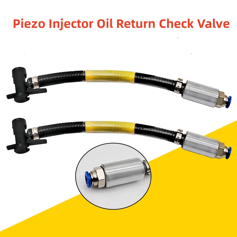 

Free Ship! For Bo-sch Piezo Injector Test Oil Return Check Valve Booster Valve with Tube Quick Connect Joints Common Rail Test