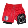 Anime Running Basketball 2 in 1 Quick Dry Men's Gym Sports Shorts Workout Jogging Pants Breathable Phone Pants M-3XL 5