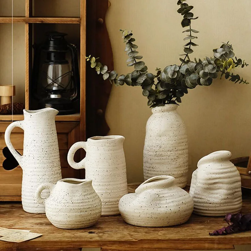 Nors Vase Retro Vases Home Decor Flower Vase Decoration Flower Pot Room Decor Modern Nordic Decor Living Room Decoration 2