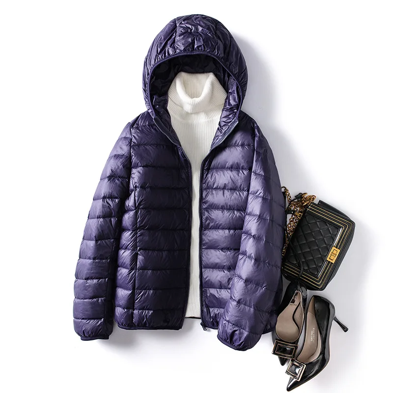 Over Size 5xl 6xl 7xl Women Ultra Lightweight Packable Autumn Winter Warm Jackets 2023 New Arrivals Female Slim Short Down Coat 5