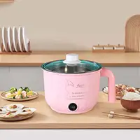 Noodles Cooker Stainless Steel 1.2L Cooking Pot Machine for Noodles Fry Eggs 2