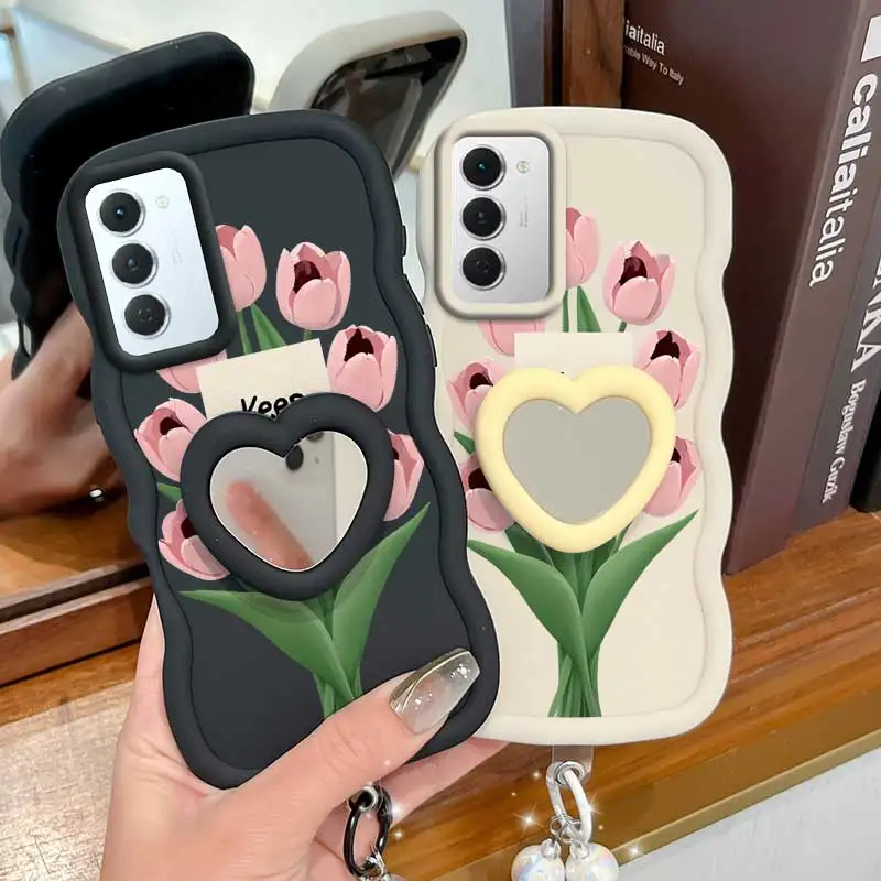 Stay Happy Phone Case Set with Lanyard and Stand - 3 Piece Bundle