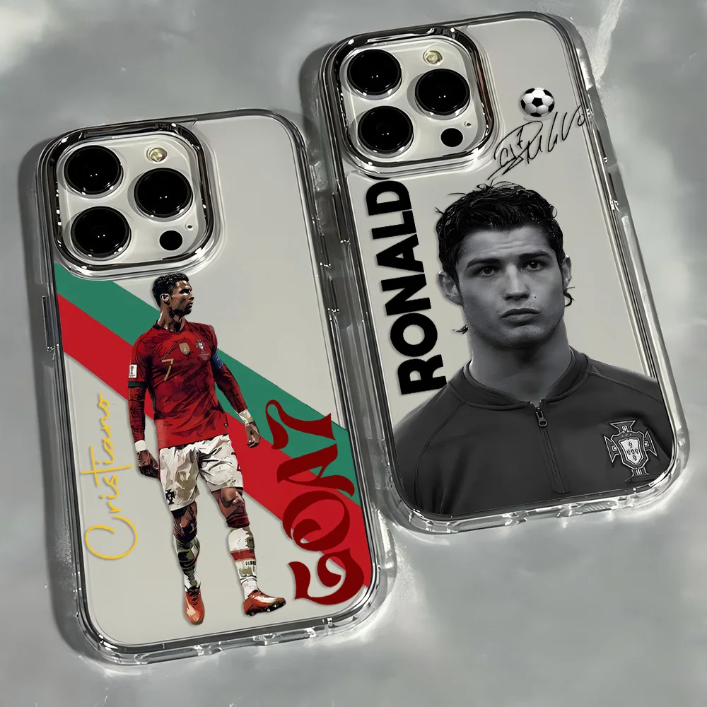 Famous Football Player Transparent Soft Phone Case