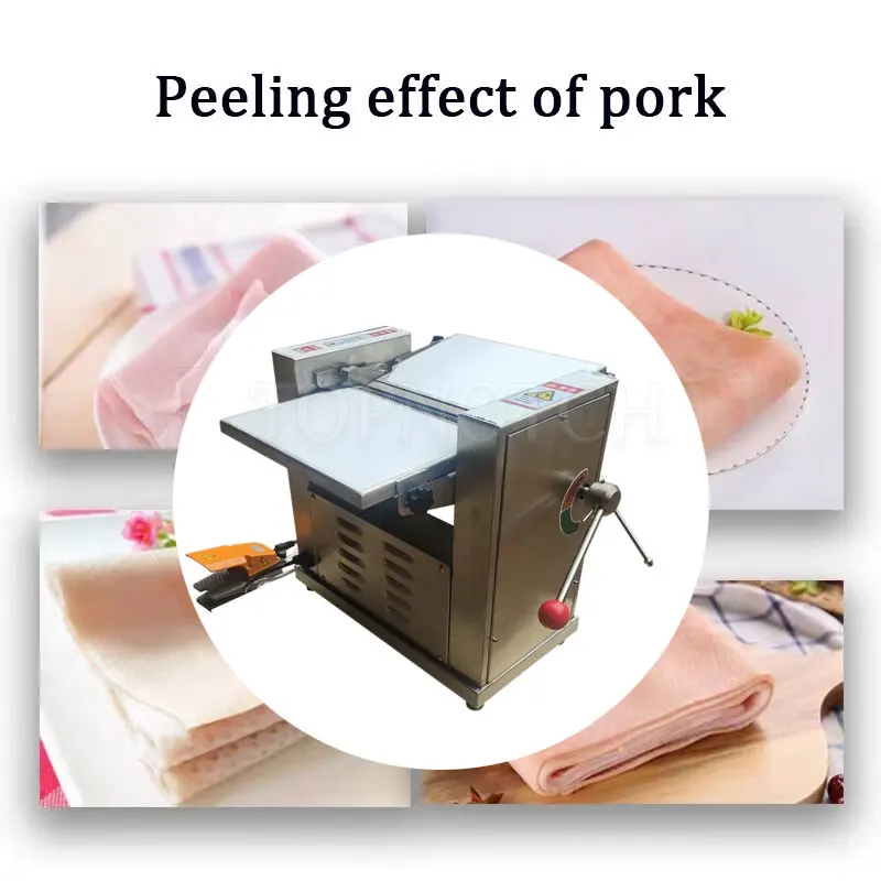 

Commercial Pork Peeling Machine Meat Equipment Stainless Steel Meat Automatic Skinning Machine