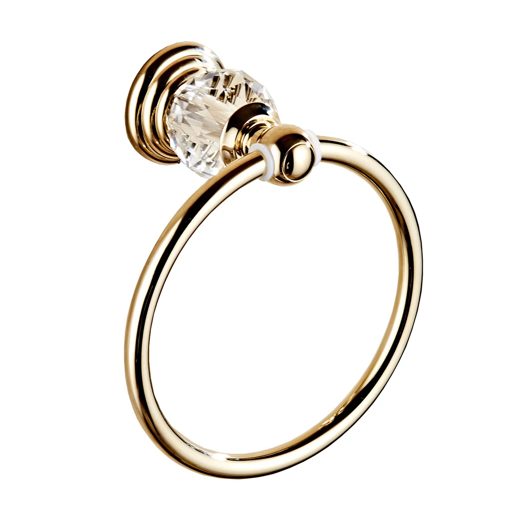 

Towel Holder Storage Ring Home Supplies Compact Size Wall-mount Rack